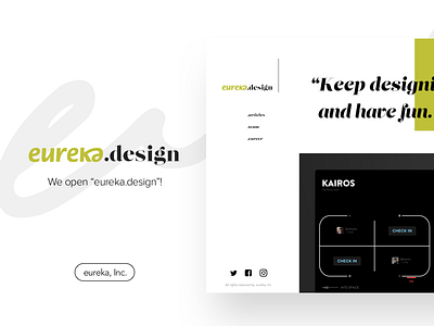 We open "eureka.design"!