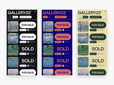 MOBILE NFT GALLERY CONCEPT