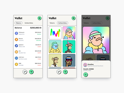 Crypto wallet concept btc coinbase crypto crypto wallet crypto wallet ui eth metamask rainbow wallet wallet wallet ui