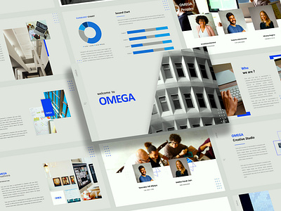 Omega Mnimalist Business Presentation Design