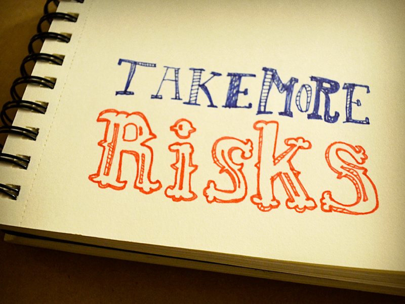 Take More Risks by Charlie Chauvin on Dribbble