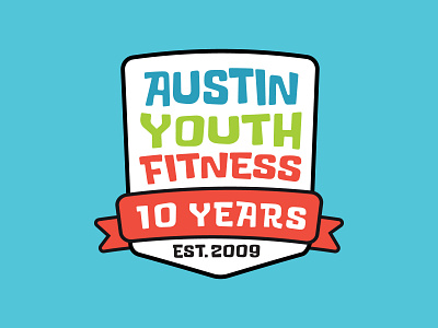 Austin Youth Fitness 10 Year Logo