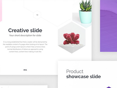 Presentation creative design presentation ui