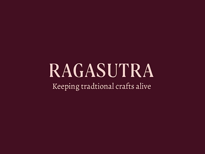 Ragasutra Logo branding logo typography