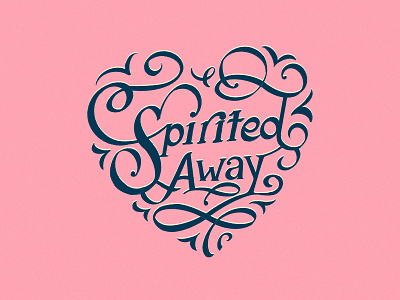 Spirited Away lettering