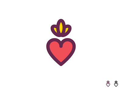 Corazón de Fuego (Heart of Fire) contemporary design food identity logo mark mexican monogram symbol
