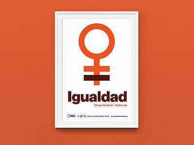 Orange The World – Poster 2 cartel design diseño mexico mexico city neue haas orange poster type typography