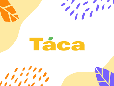 Táca – Fruit Company branding color fruit identity logo mango mexico typography