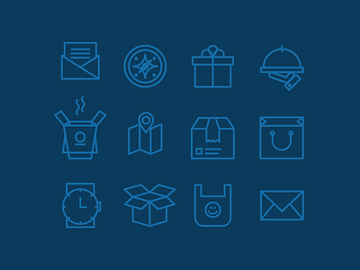 Sidecar Deliveries: Icon Set