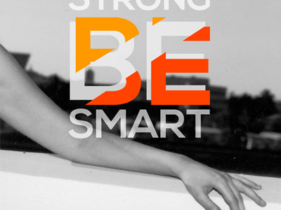 Be Strong Be Smart book cover design print
