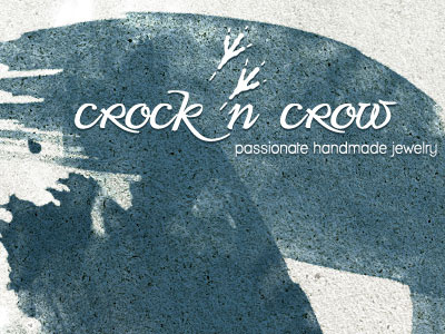 Crock n Crow linen natural navy texture watercolor website