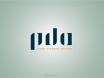 Pundi Dinamika Artistik Logo caporaider design exploring graphic design logodesign logotype