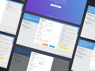 LPR - Segmented Form caporaider form form design segmented form ui uidesign uxdesign