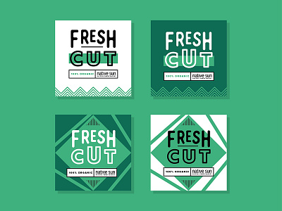 Fresh Cut Labels badge branding food fruit icon illustration label local lock up organic package packaging sticker veggie