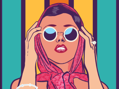 Retro style illustration