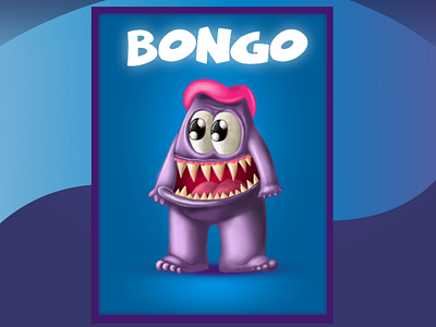 Bongo character design illustration