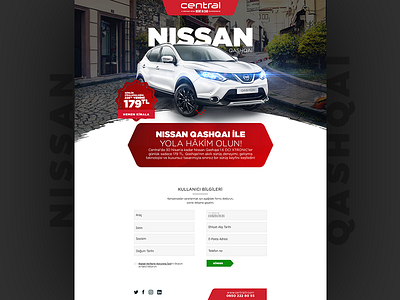 Nissan design landingpage nissan web