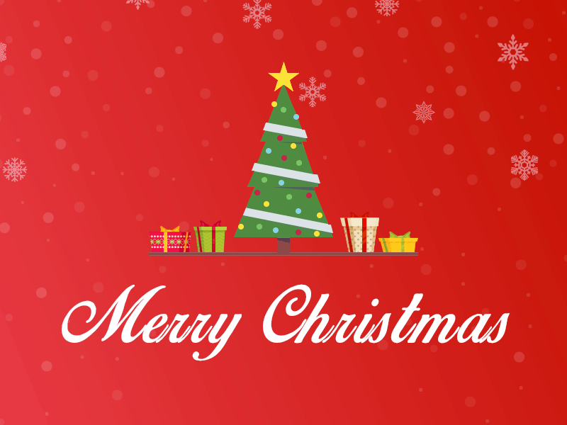 Merry Christmas! background christmas happy light merry red santa clus tree xmass