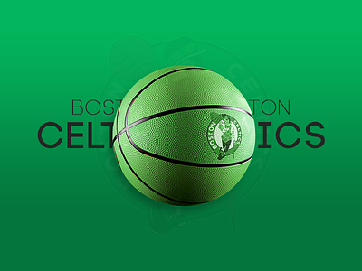 Boston Celtics Basketball Mockup basketball boston celtics design interaction mockup web