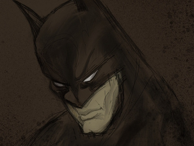 Batman sketch batman comic procreate sketch