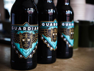 Guardian Cold Brew Label cleveland coffee cold brew guardian label wings