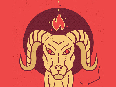 Aries animal aries astrology fire horns mars ram series zodiac zodiac sign