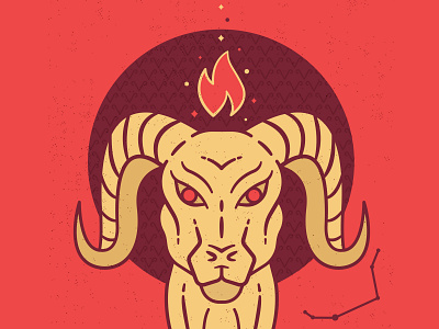 Aries animal aries astrology fire horns mars ram series zodiac zodiac sign