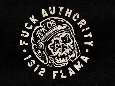 Fuck Authority acab apparel artwork graphic design hardcore illustration lifestyle music old school police police brutality punk tattoo