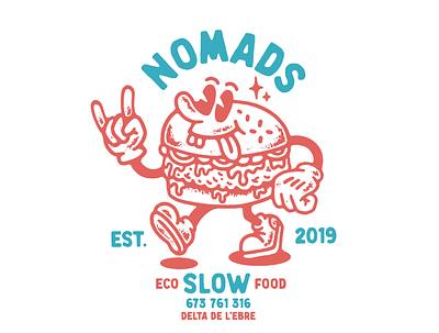 Nomads corner apparel artwork burger fast food illustration lifestyle music punk tattoo