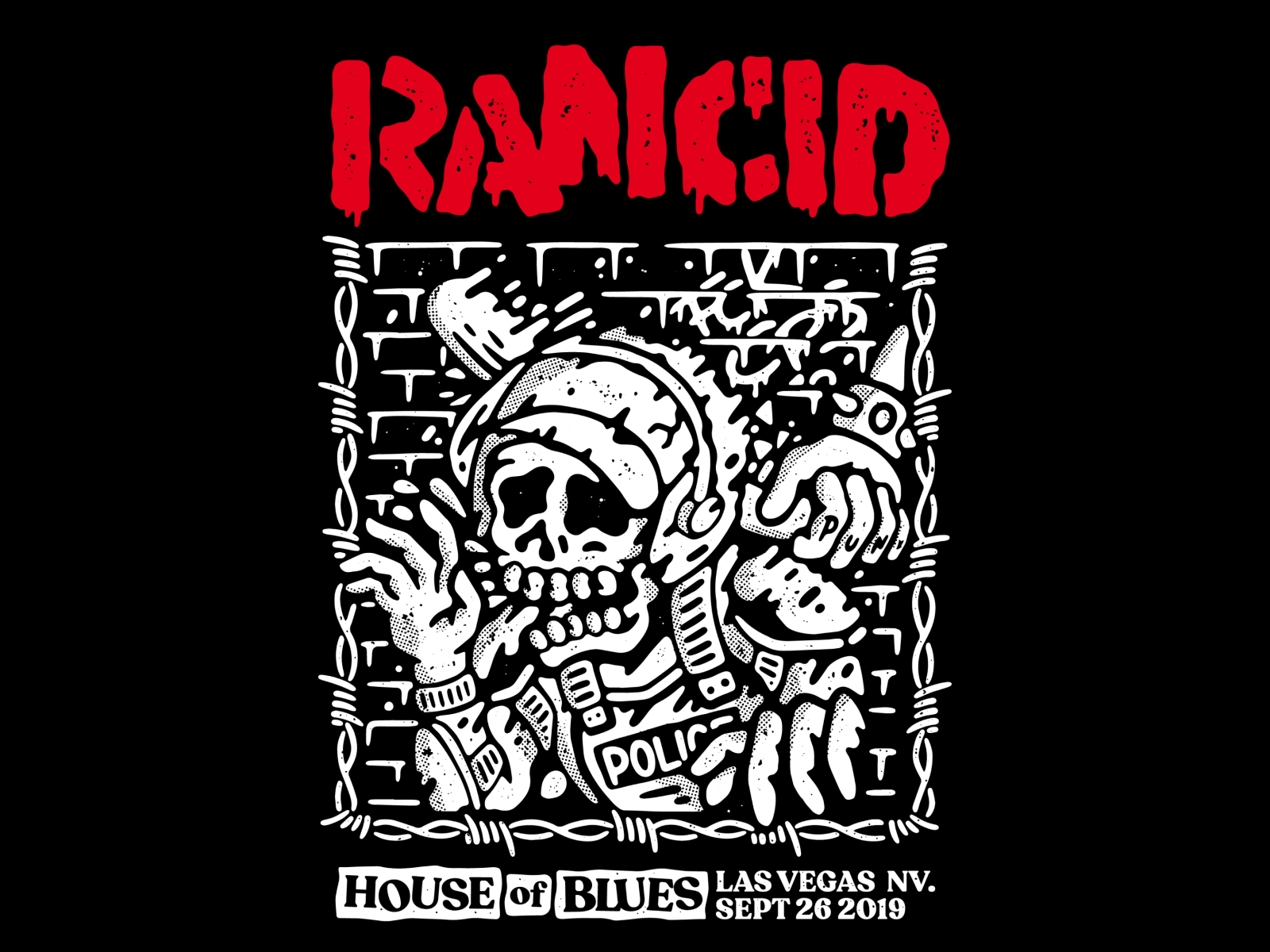 Rancid Gigposter by Mixergraph on Dribbble
