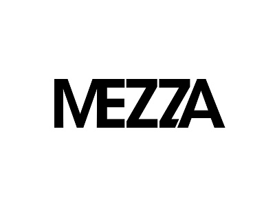 Mezza branding clean geometric identity logo logotype minimal modern