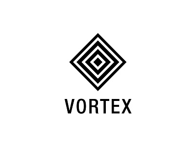 Vortex branding clean geometric identity logo logotype minimal modern