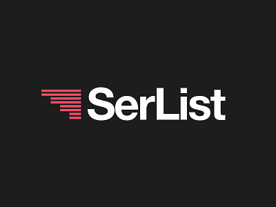 SerList branding clean geometric identity logo logotype minimal modern