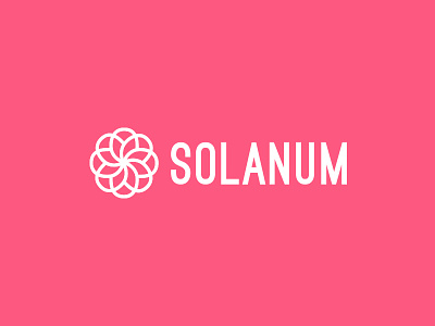 Solanum branding clean geometric identity logo logotype minimal modern