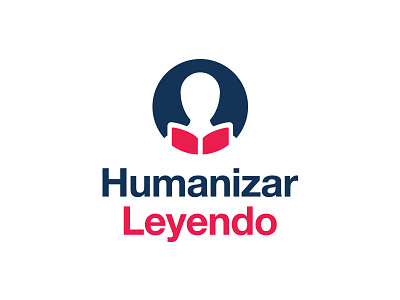 Humanizar Leyendo branding clean geometric identity logo logotype minimal modern