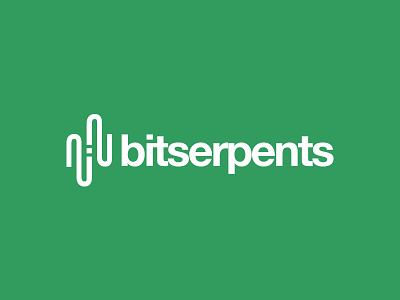 Bitserpents branding clean geometric identity logo logotype minimal modern