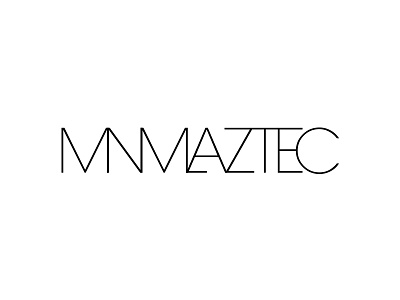 MNMLAZTEC branding clean geometric identity logo logotype minimal modern