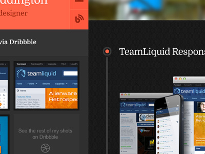 Portfolio Teaser 2.0 flyout menu portfolio responsive web design