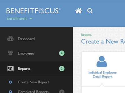 Flat Enterprise UI enterprise flat web app