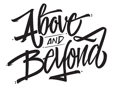 Above and Beyond - Hand Type