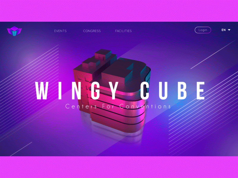 Wingy Cube 01 design designer interface ui uidesign ux ux ui webdesign website