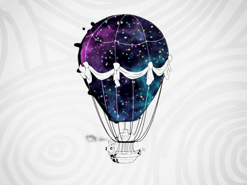 Surrealism Balloon after effecs aftereffects animation draw illustration illustrator liquid motion motion graphics motiongraphics