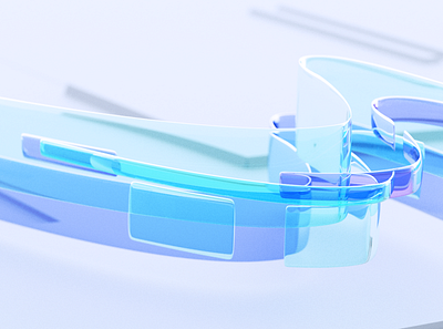 color glass 3d branding design icon ui