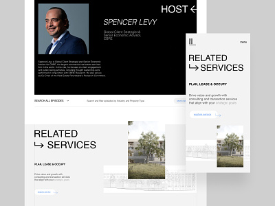 UI/UX redesign┃Real estate agencies typography ui ux web