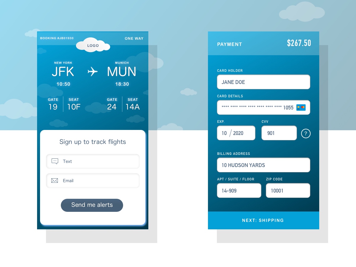 Daily UI: Sign Up & Payment Screens daily ui fun sketch