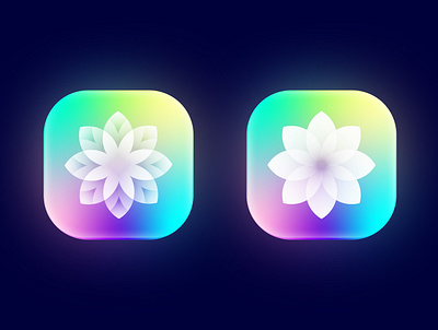 Flowers app icon brand identity branding designer flower india logo logo design logo designer print