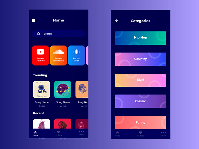 Mobile Ringtone Download designs, themes, templates and downloadable  graphic elements on Dribbble