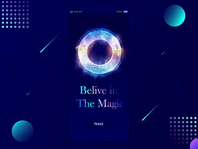 Believe in the Magic animation animations app cgi design designer folio futuristic india lalit magic mobile motion promo typography ui ux video