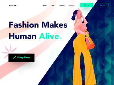 Fashion UI design fashion ui web