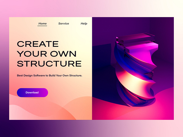 Web 3d Visual UI by Lalit - Logo Designer on Dribbble